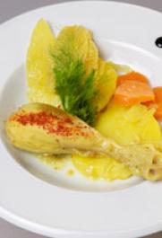 Râgout de poulet au fenouil - Marka Besbes
