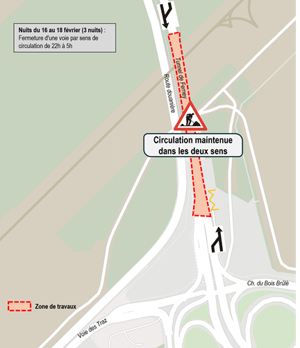 Avis de travaux du 16 au 18 février