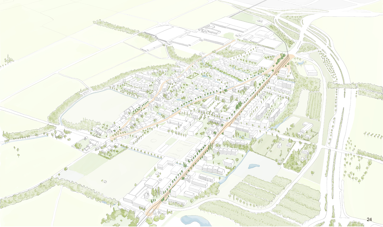 Image directrice intercommunale: vision horizon au-delà de 2050