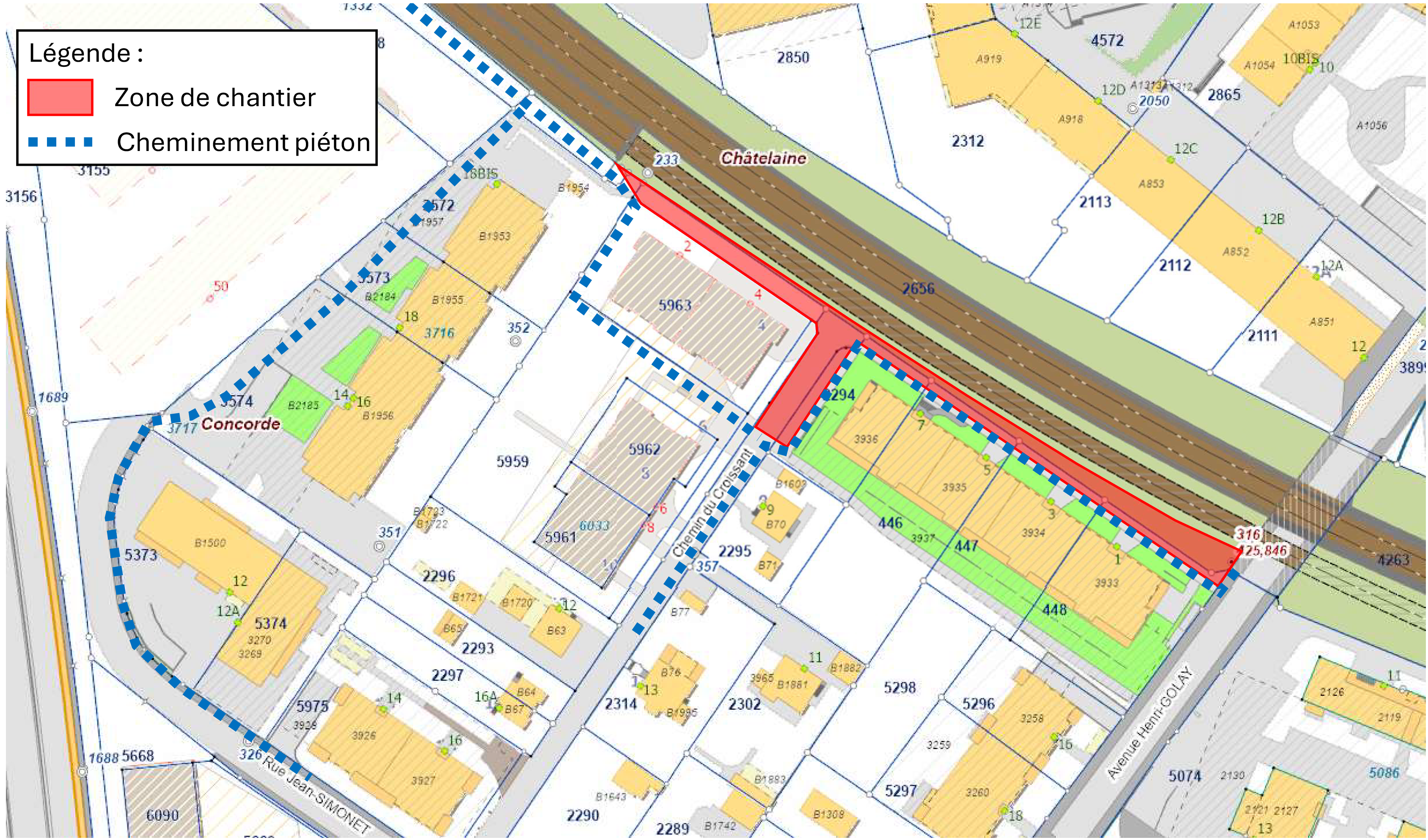 Plan du chantier (fév. 2026)