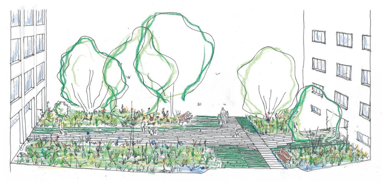 Ambiance du futur chemin, atelier ADR pour l'office cantonal de l'eau