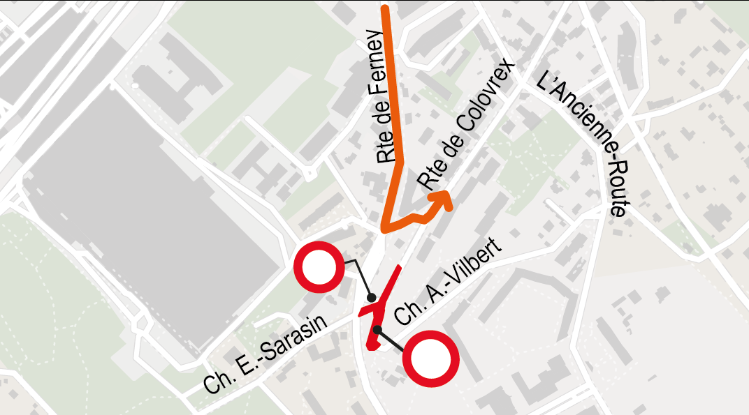 Route de Ferney - Route de Colovrex