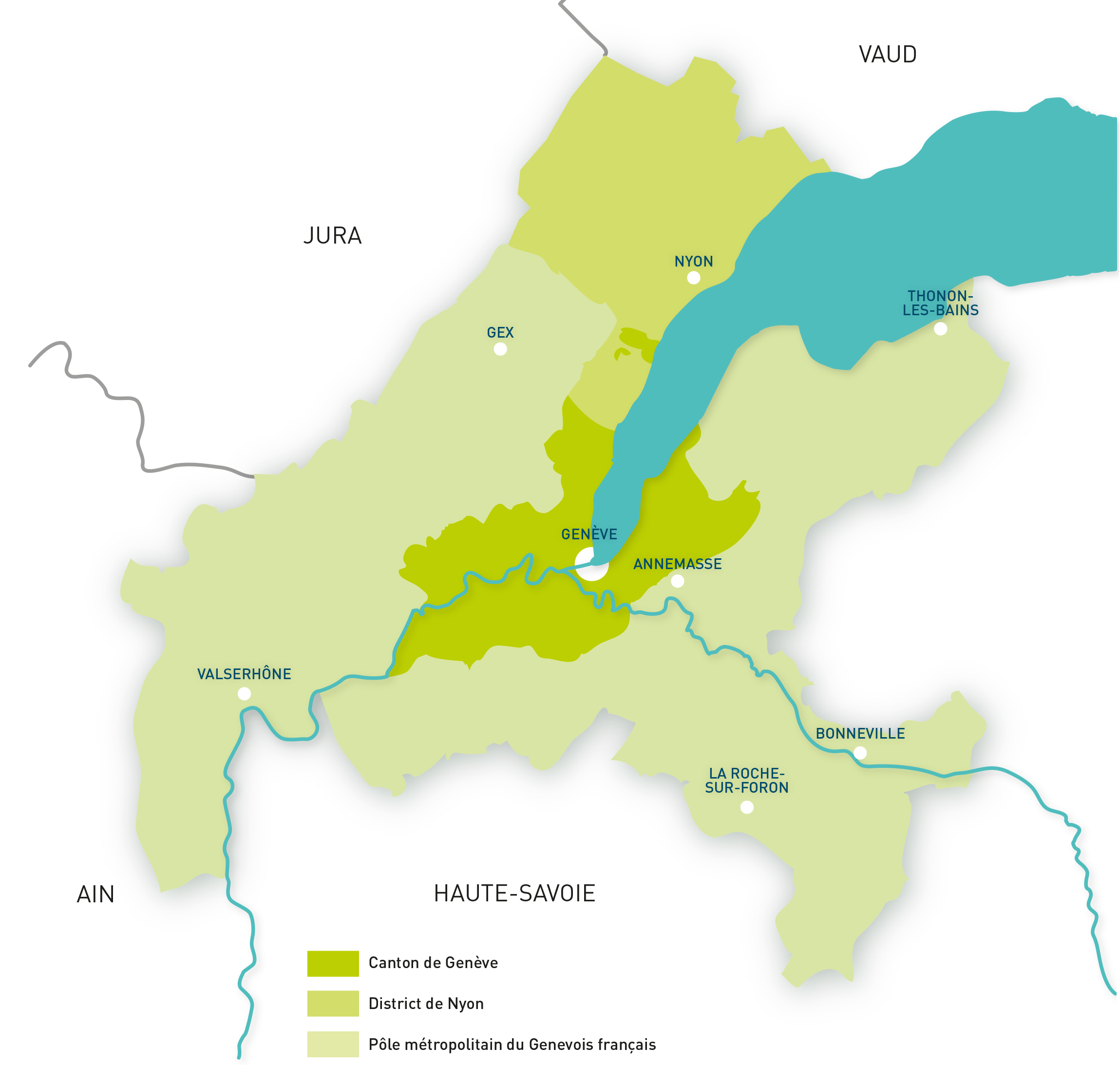 Carte du Grand Genève