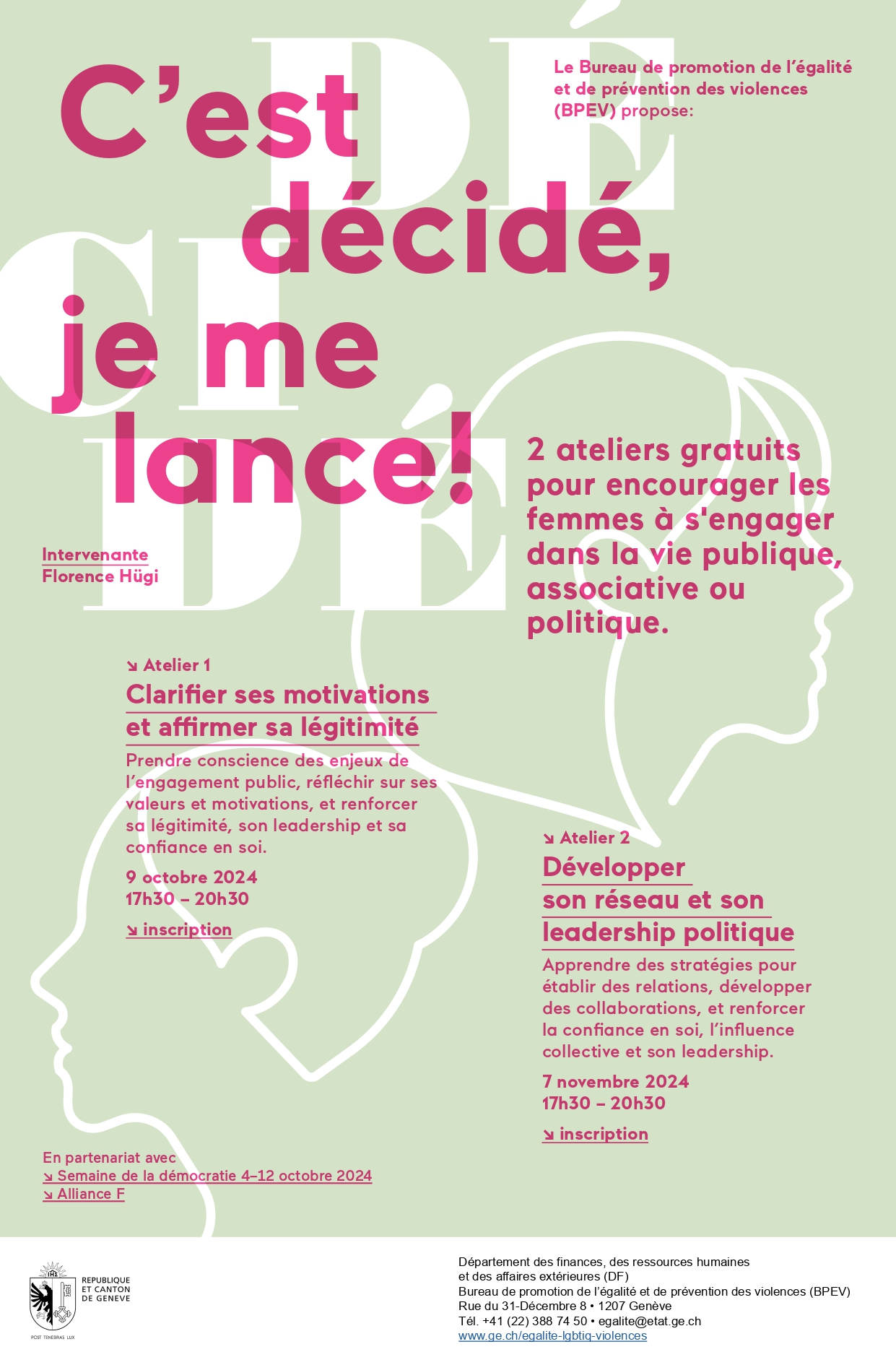 flyer "C'est décidé, je me lance!"