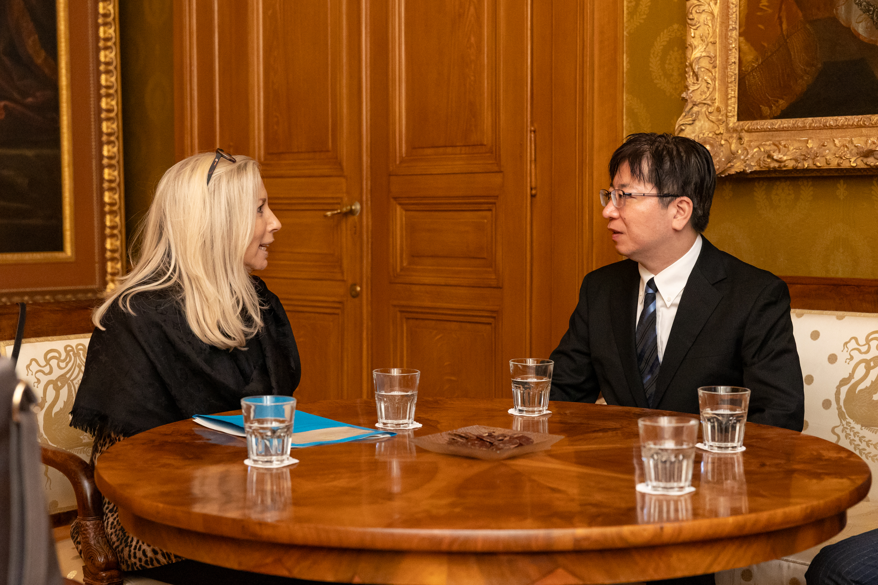 Visite de courtoisie du chef du consulat du Japon à Genève 