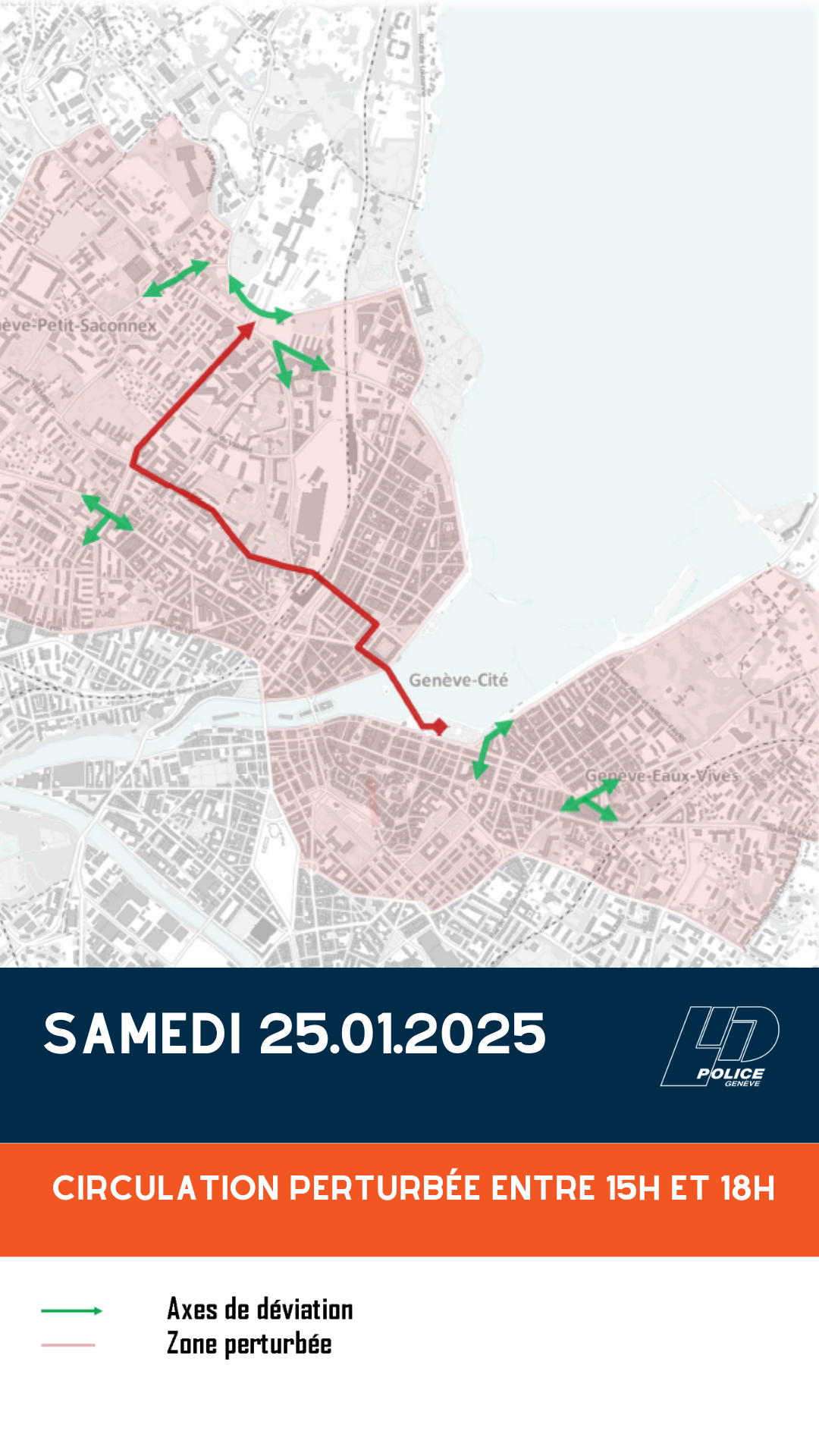 Plan de la manifestation