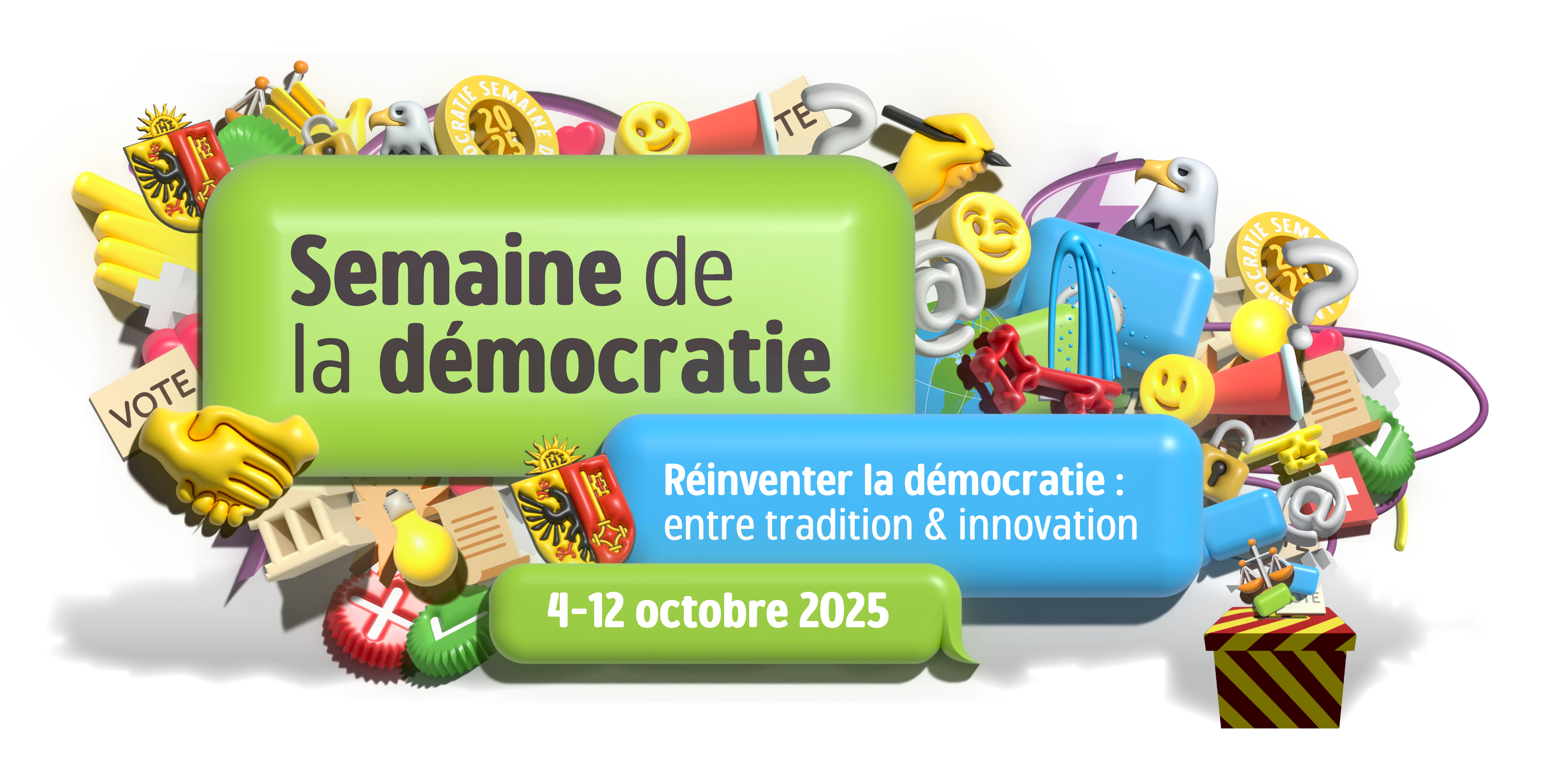 Semaine de la démocratie - Réinventer la démocratie: entre tradition et innovation - 4-12 octobre 2025