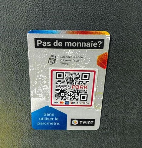 Faux QR code - ne pas scanner !