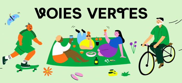 Les Voies vertes à Genève (dessins Noémie Creux)