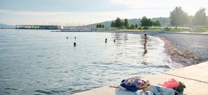 Plage des Eaux-Vives / image illustrative (c) Loris Von Siebenthal