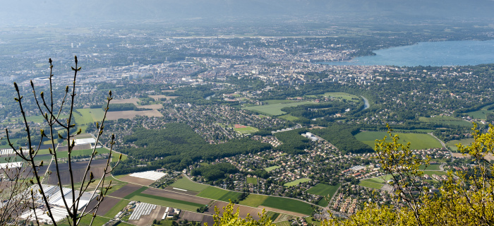 Vue de Genève depuis le Salève. Photo chancellerie d'Etat