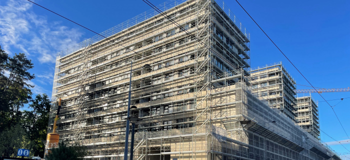 Quartier Surville - bâtiments 3-4-5 sur la route de Chancy (sept. 2025) 