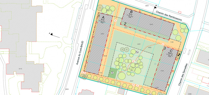 Extrait du Plan localisé de quartier de quartier