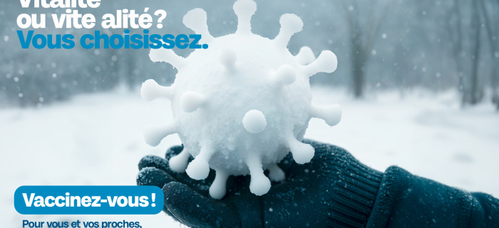 campagne de sensibilisation à la vaccination contre la grippe, le COVID-19 et la bronchiolite