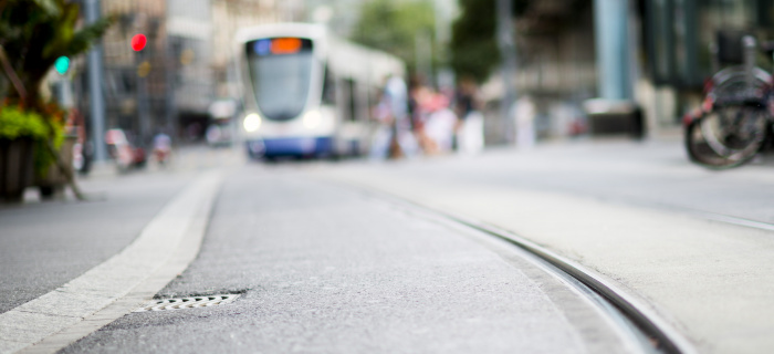 Tram à Genève