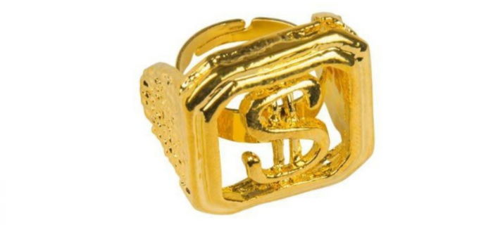 Bague « Dollar Gangster Rapper »