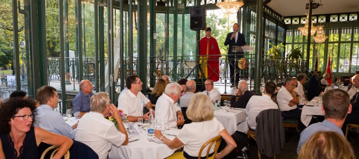 Cérémonie en l'honneur des magistrats communaux sortants