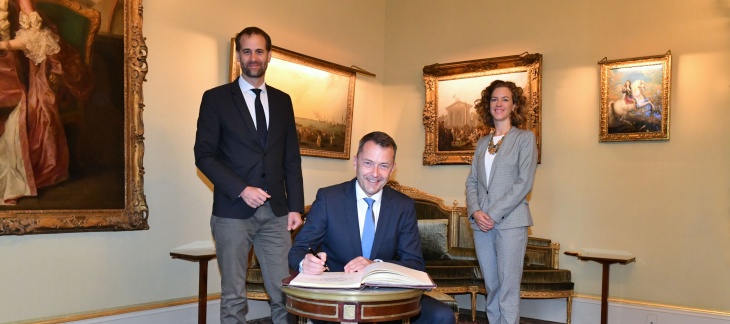 Visite de courtoisie de Monsieur l'Ambassadeur Jürg Lauber, représentant permanent de la Suisse auprès de l'ONU à Genève