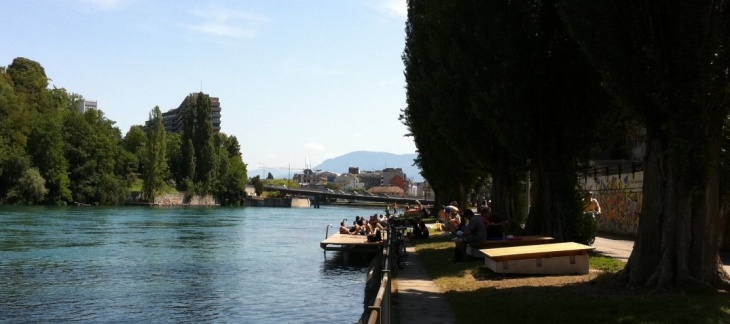 Baignade du Rhône 