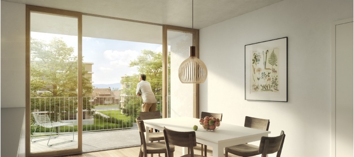 Saint-Mathieu- vue d'un appartement - coeur d'ilot (c) Opalys Project Saint-Mathieu- vue d'un appartement - coeur d'ilot (c) Opalys Project