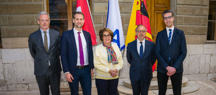 Visite de Madame Bariza Khiari, présidente de l'Alliance internationale pour la protection du patrimoine dans les zones en conflit (ALIPH)