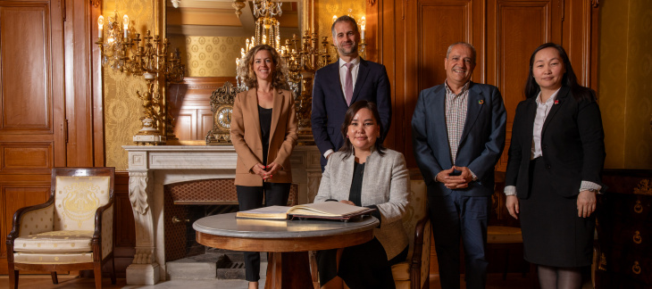 Visite de courtoisie de S.E. Madame l'Ambassadrice Davaasuren Gerelmaa, représentante permanente de la Mongolie auprès de l'ONU à Genève 