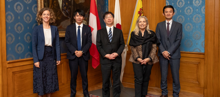 Visitre de courtoisie de Monsieur Akiyuki Hagino, chef du consulat du Japon à Genève 