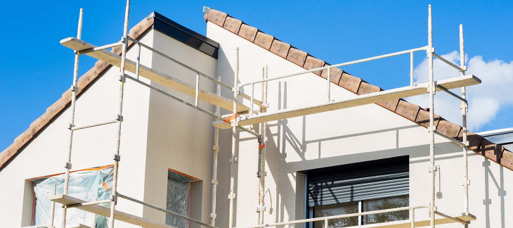 Travaux de rénovation d'une villa