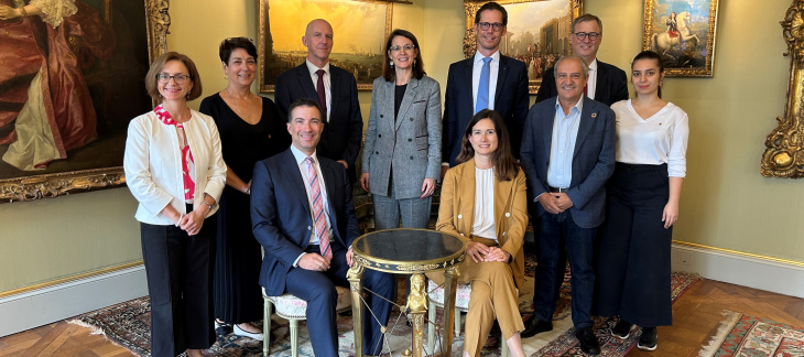 Déjeuner de courtoisie en l'honneur de Madame Maja Riniker, présidente du Conseil National et Monsieur Andrea Caroni, président du Conseil des États