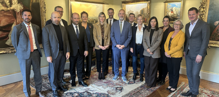 Déjeuner de travail députation genevoise aux Chambres fédérales et sénateurs et députés français de l'Ain et de Haute-Savoie