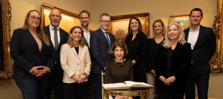 Déjeuner de courtoisie en l'honneur de Madame Fabiola Gianotti, directrice générale du CERN