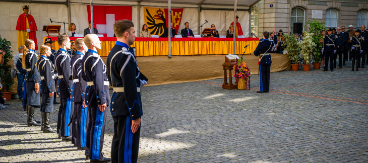 Prestation de serment de l'Ecole de Police EA 1-23