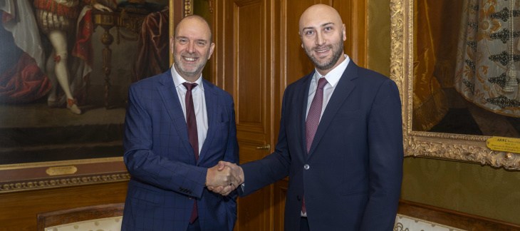 Visite de S.E. Monsieur Shota Getsadze, Ambassadeur de la Géorgie en Suisse