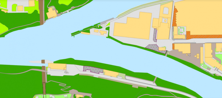 Carte master de la couverture du sol du grand Genève