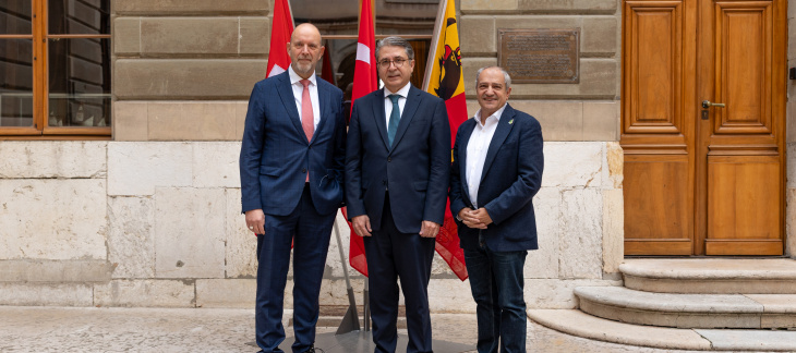 Visite de courtoisie de Monsieur Salih Boğaç Güldere, Consul général de Türkiye à Genève