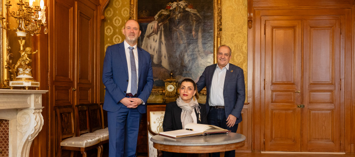 Visite de courtoisie de S.E. Madame l’Ambassadrice Caroline Ziadeh, Représentante permanente de la République libanaise auprès de l’ONU à Genève