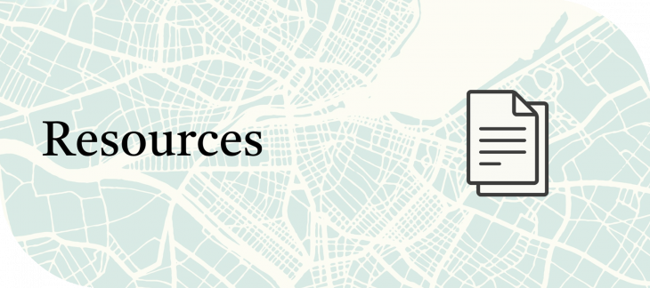 Visuel de carte de Genève avec icône de documents