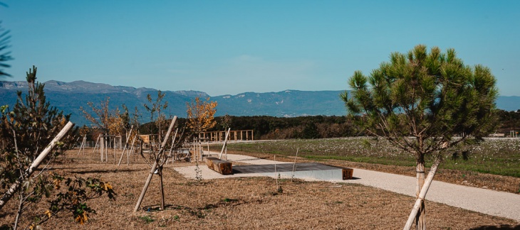Parc agro-urbian à Bernex - parc des Molliers © Corentin Bonvallat