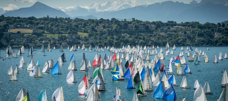 Régates lémaniques: Bol d'Or Mirabaud 2015, photo © Loris von Siebenthal