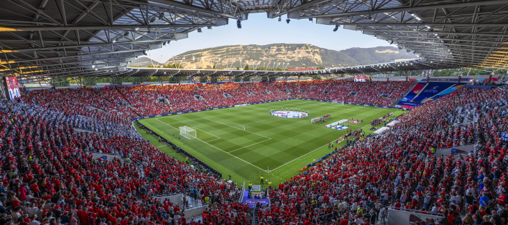Stade de Genève. Crédit: Keystone/Martial Trezzini
